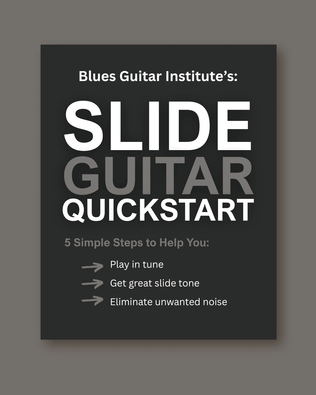 Slide Guitar QuickStart Plan preview