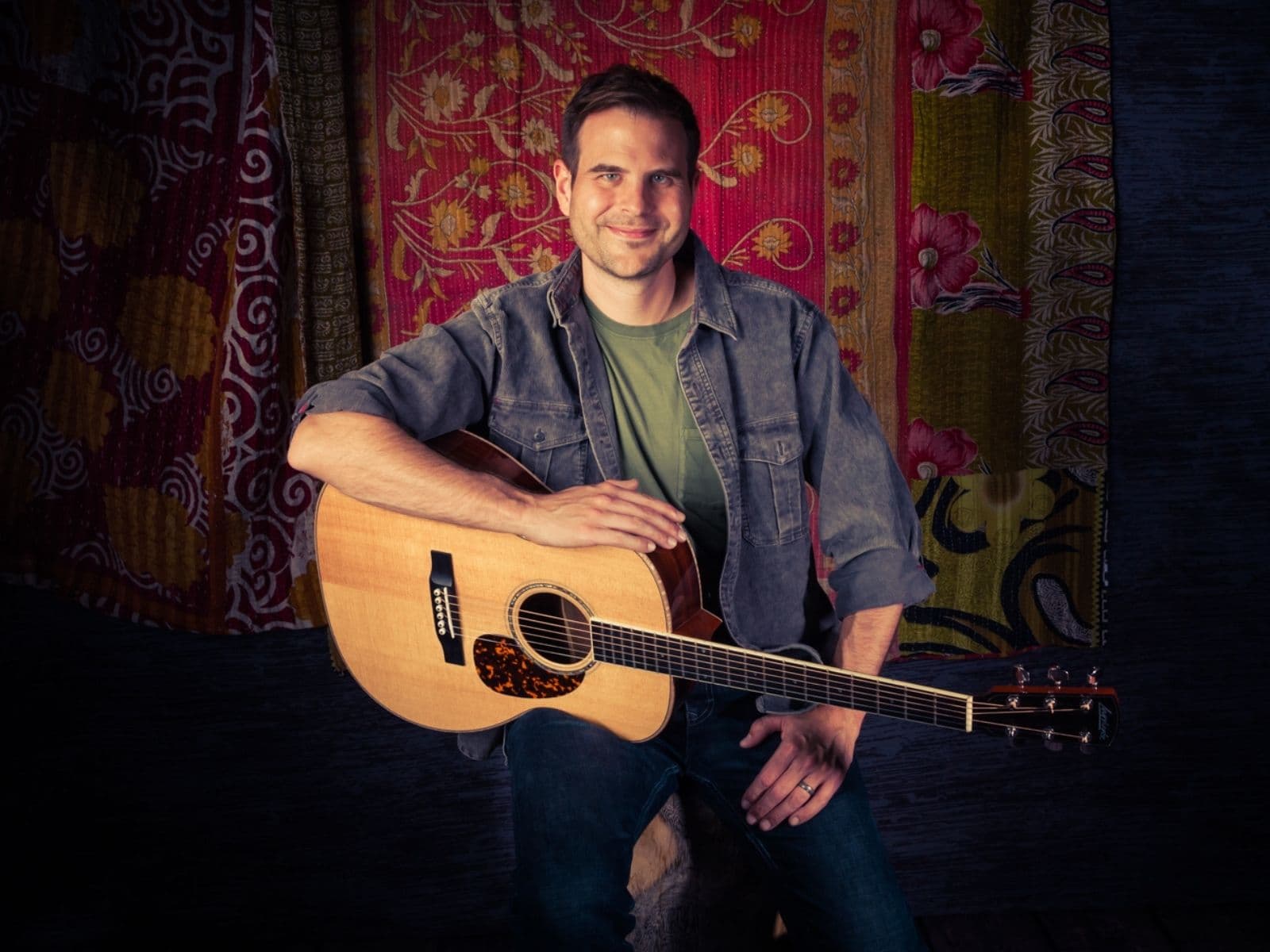 John Hatcher with guitar